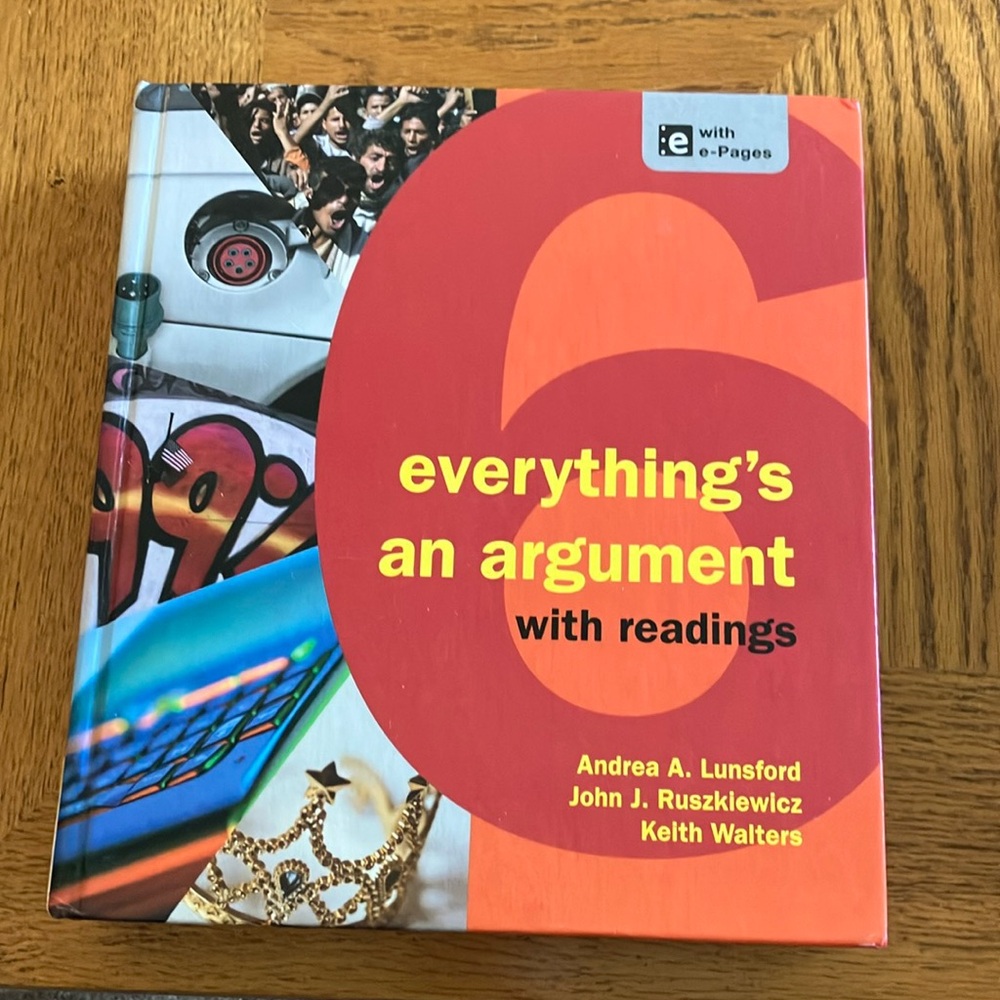 College Book - Everything’s an Argument w/Readings